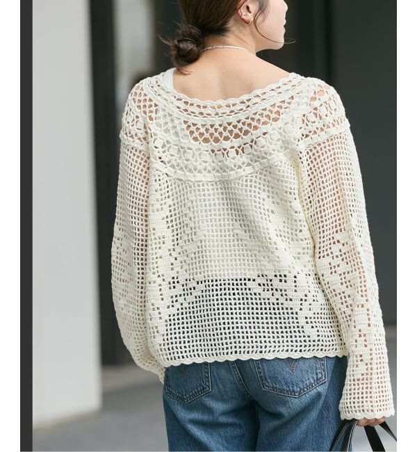 JOURNAL STANDARD「CROCHET 2WAY プルオーバー」|ニット・セーター|