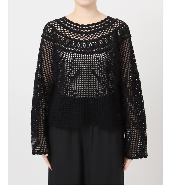 JOURNAL STANDARD「CROCHET 2WAY プルオーバー」|ニット・セーター|