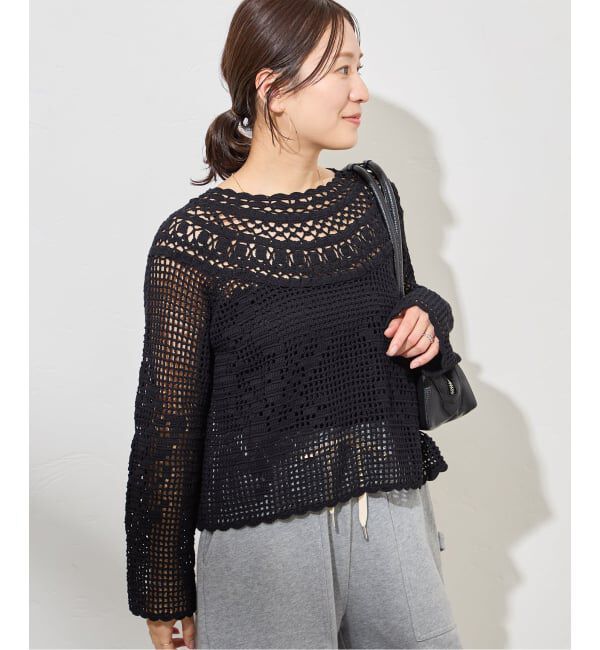 JOURNAL STANDARD「CROCHET 2WAY プルオーバー」|ニット・セーター|