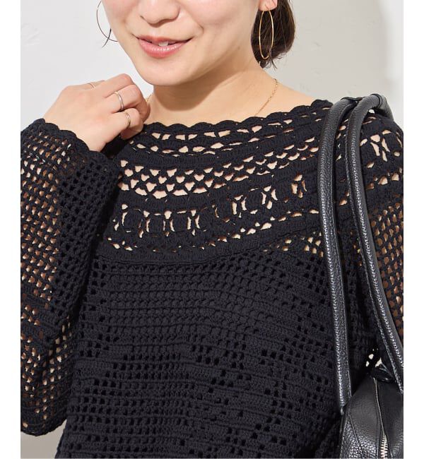 JOURNAL STANDARD「CROCHET 2WAY プルオーバー」|ニット・セーター|
