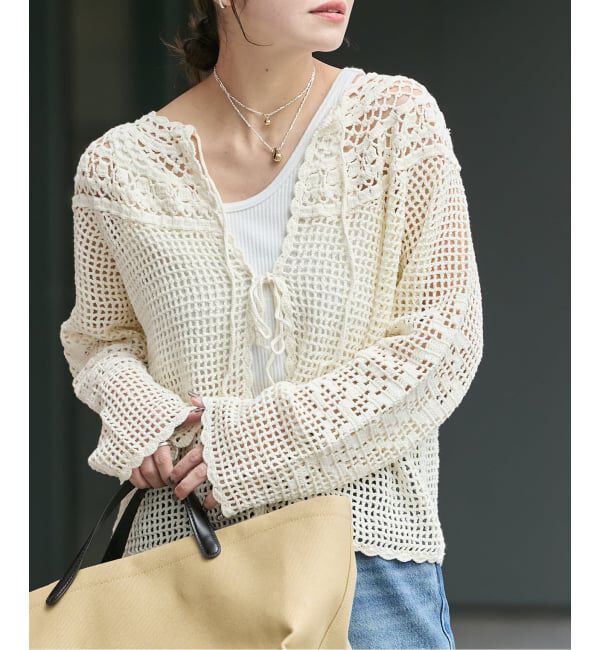 JOURNAL STANDARD「CROCHET 2WAY プルオーバー」|ニット・セーター|ホワイト B