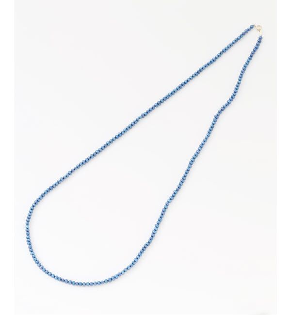 Lilas by Spick&Span「インディゴパール3mm60cmネックレス K10」|ネックレス|
