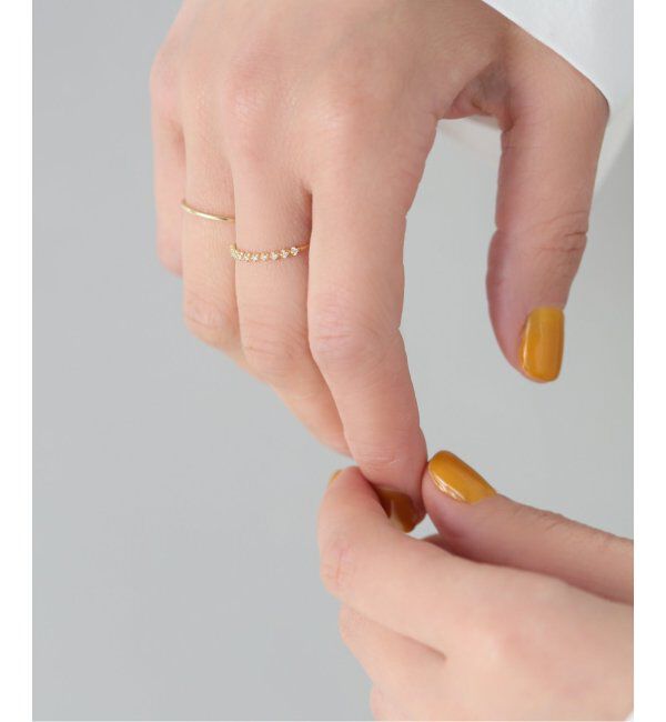 Lilas by Spick&Span「ラウンド10ピースダイヤリング K18」|リング|