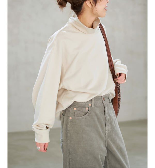 Spick and Span「《WEB限定 / 追加》裏毛ハイネックプルオーバー」|スウェット・ジャージ|