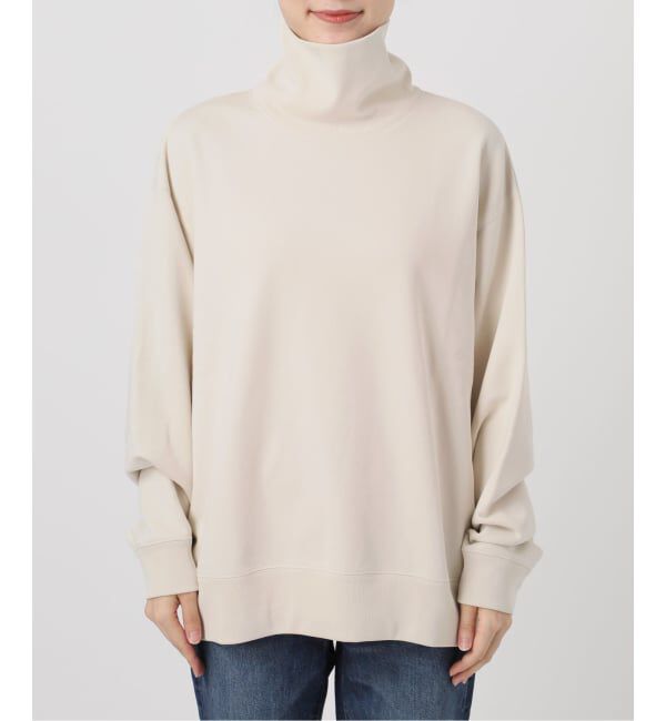 Spick and Span「《WEB限定 / 追加》裏毛ハイネックプルオーバー」|スウェット・ジャージ|