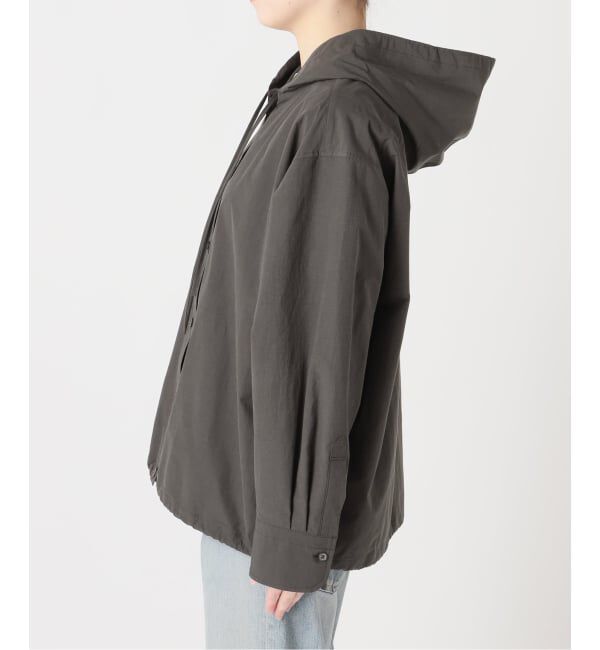 FRAMeWORK「コットンナイロンフードシャツ」|シャツ・ブラウス|