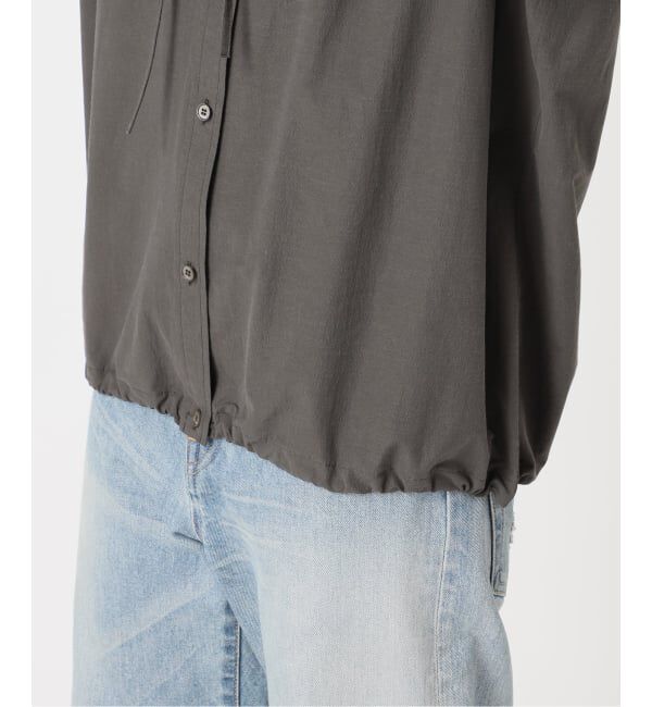FRAMeWORK「コットンナイロンフードシャツ」|シャツ・ブラウス|