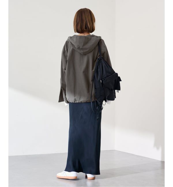 FRAMeWORK「コットンナイロンフードシャツ」|シャツ・ブラウス|