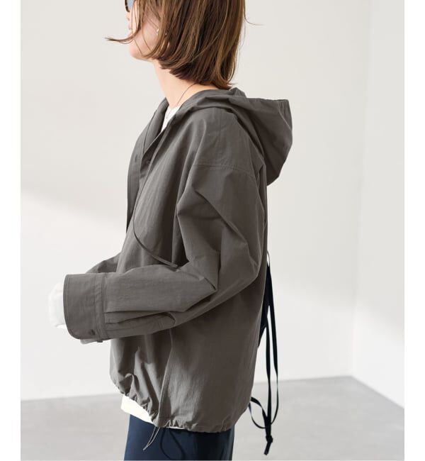 FRAMeWORK「コットンナイロンフードシャツ」|シャツ・ブラウス|