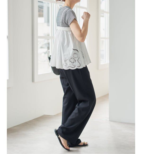 Spick and Span「カットワークエンブロイダリーキャミソール」|キャミソール|