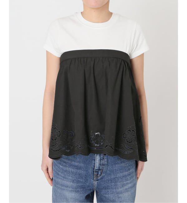 Spick and Span「カットワークエンブロイダリーキャミソール」|キャミソール|