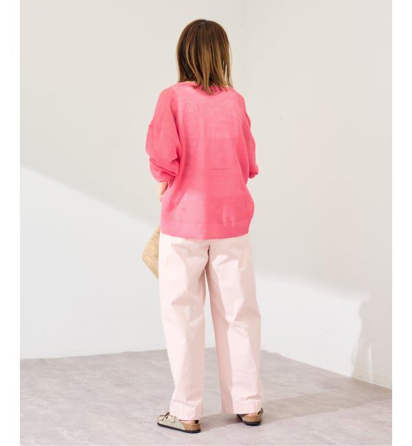 FRAMeWORK「シアーアゼVネックプルオーバー」|ニット・セーター|