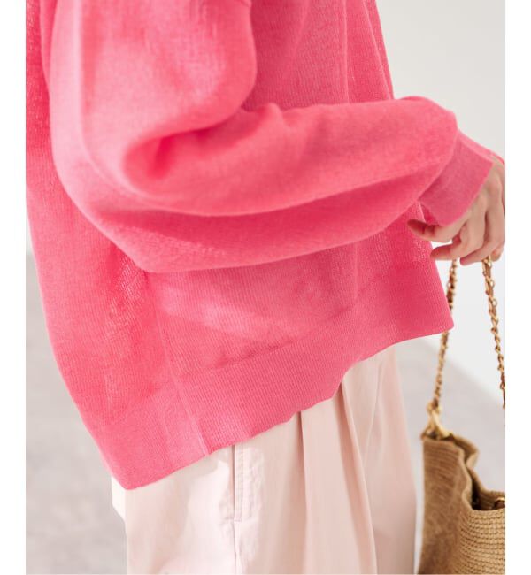 FRAMeWORK「シアーアゼVネックプルオーバー」|ニット・セーター|