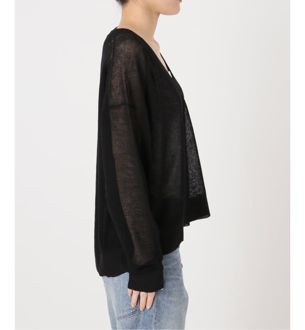 FRAMeWORK「シアーアゼVネックプルオーバー」|ニット・セーター|