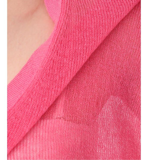 FRAMeWORK「シアーアゼVネックプルオーバー」|ニット・セーター|