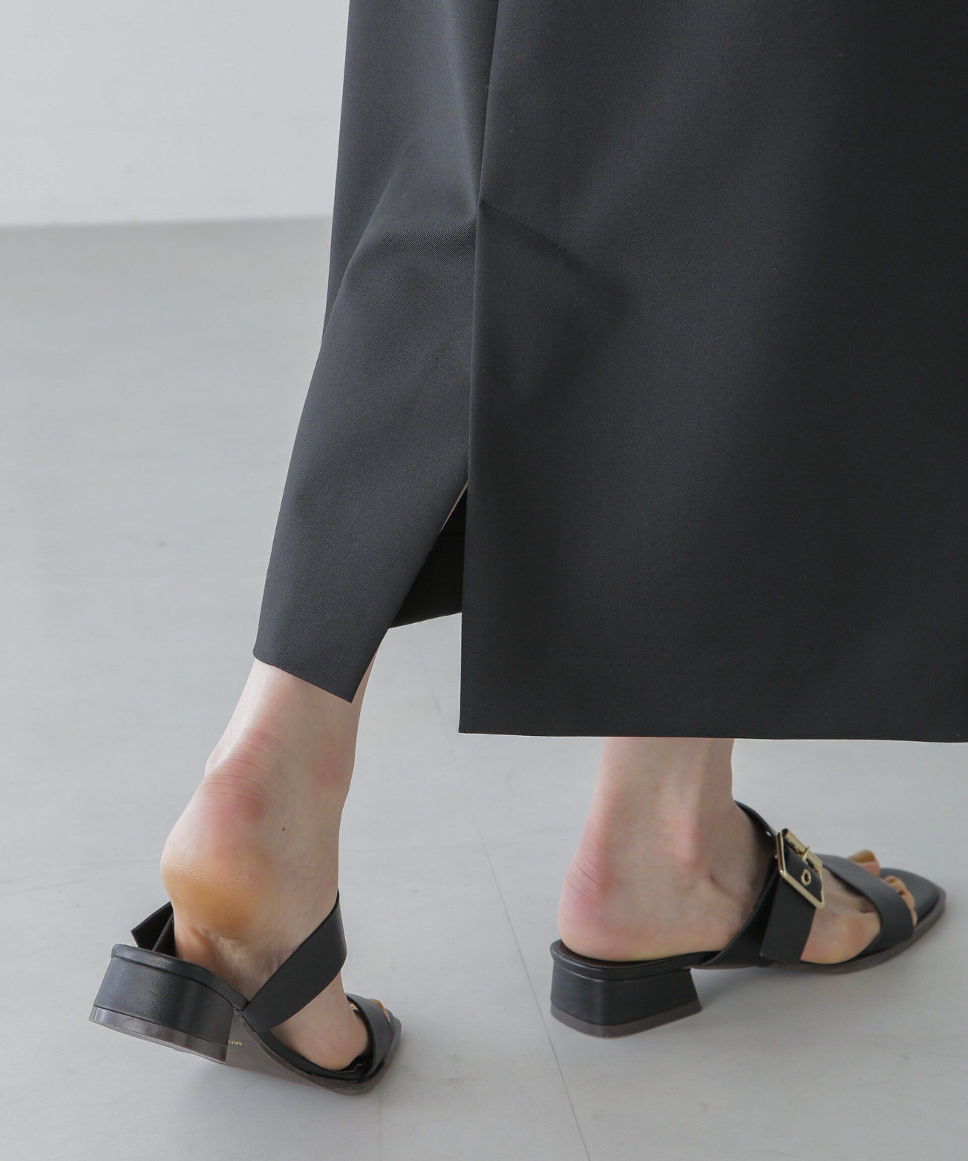 nano･universe「サスペンダースカート」|スカート|