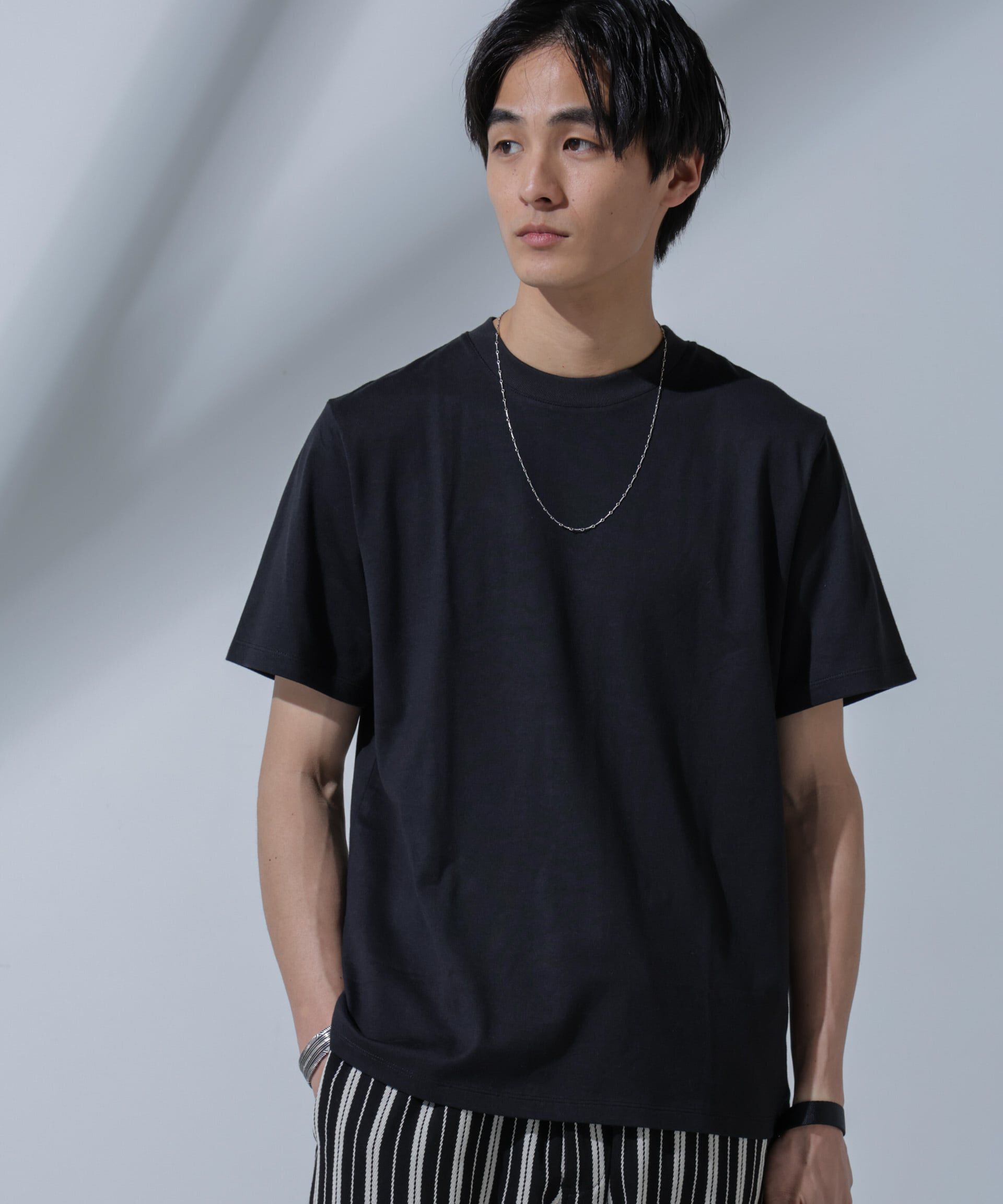 nano･universe「<追加生産>Anti Soaked(R) 汗染み防止 クルーネックTシャツ」|Tシャツ・カットソー|