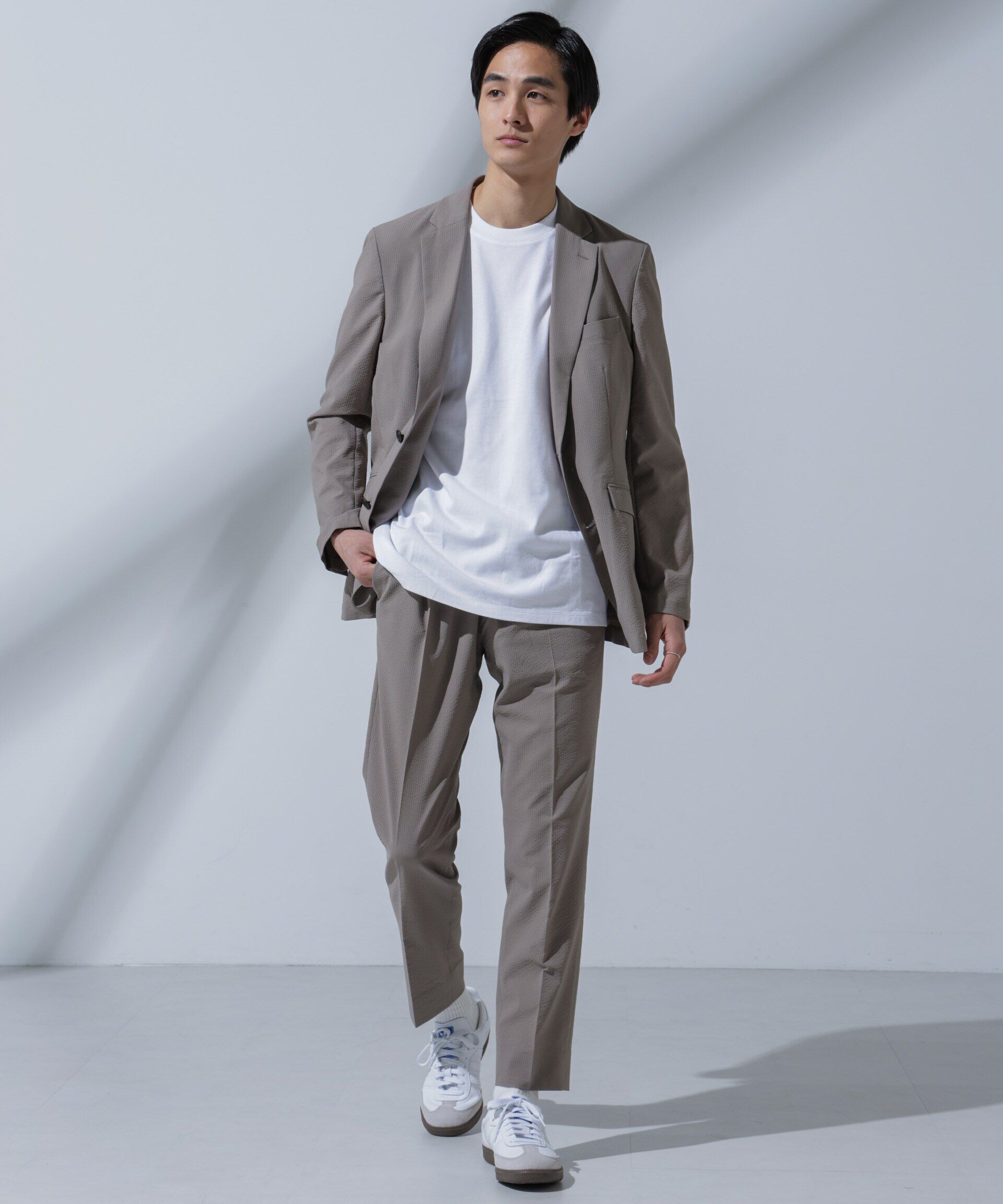 nano･universe「<追加生産>Anti Soaked(R) 汗染み防止 クルーネックTシャツ」|Tシャツ・カットソー|