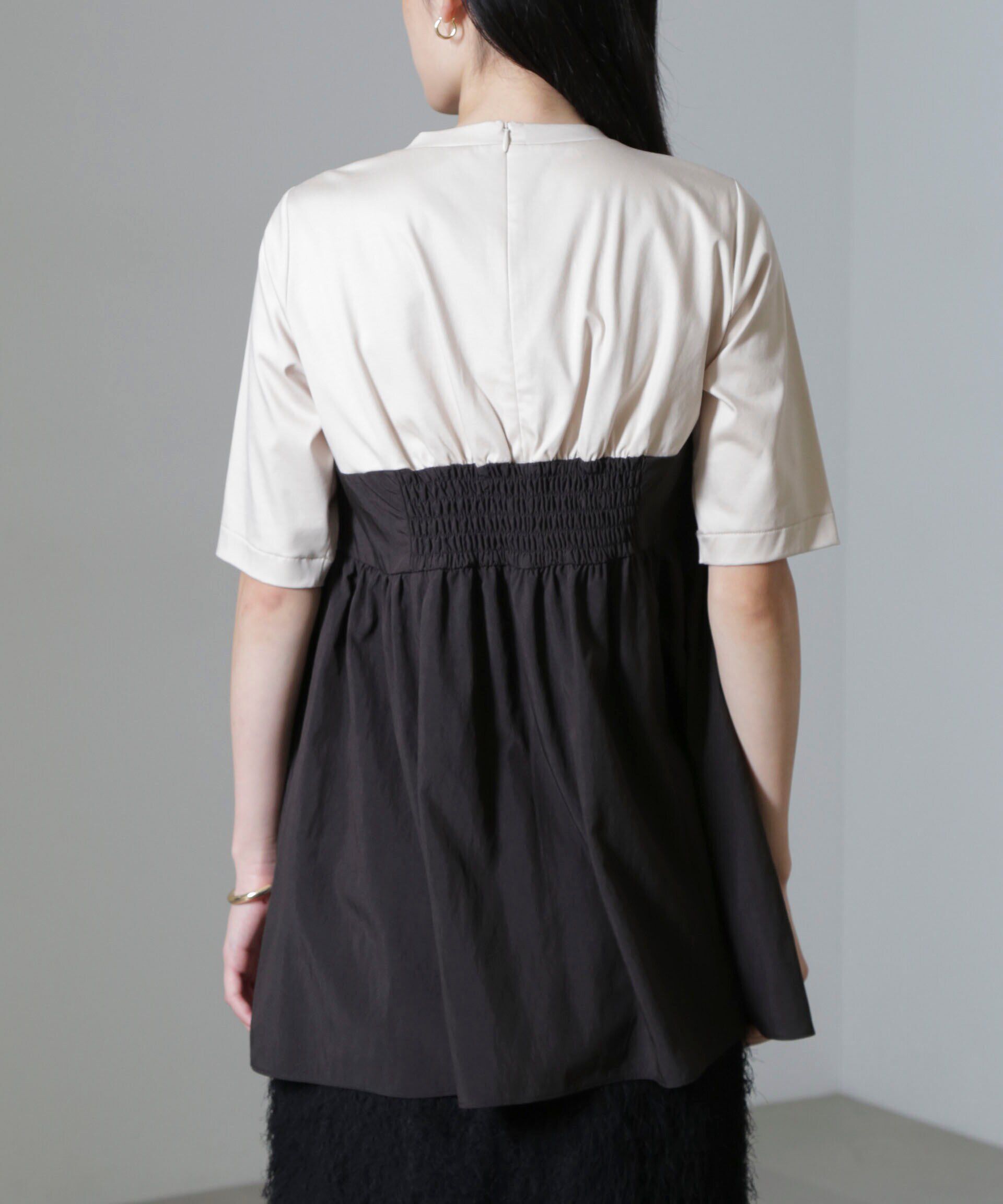 nano･universe「ビスチェコンビギャザートップス」|Tシャツ・カットソー|