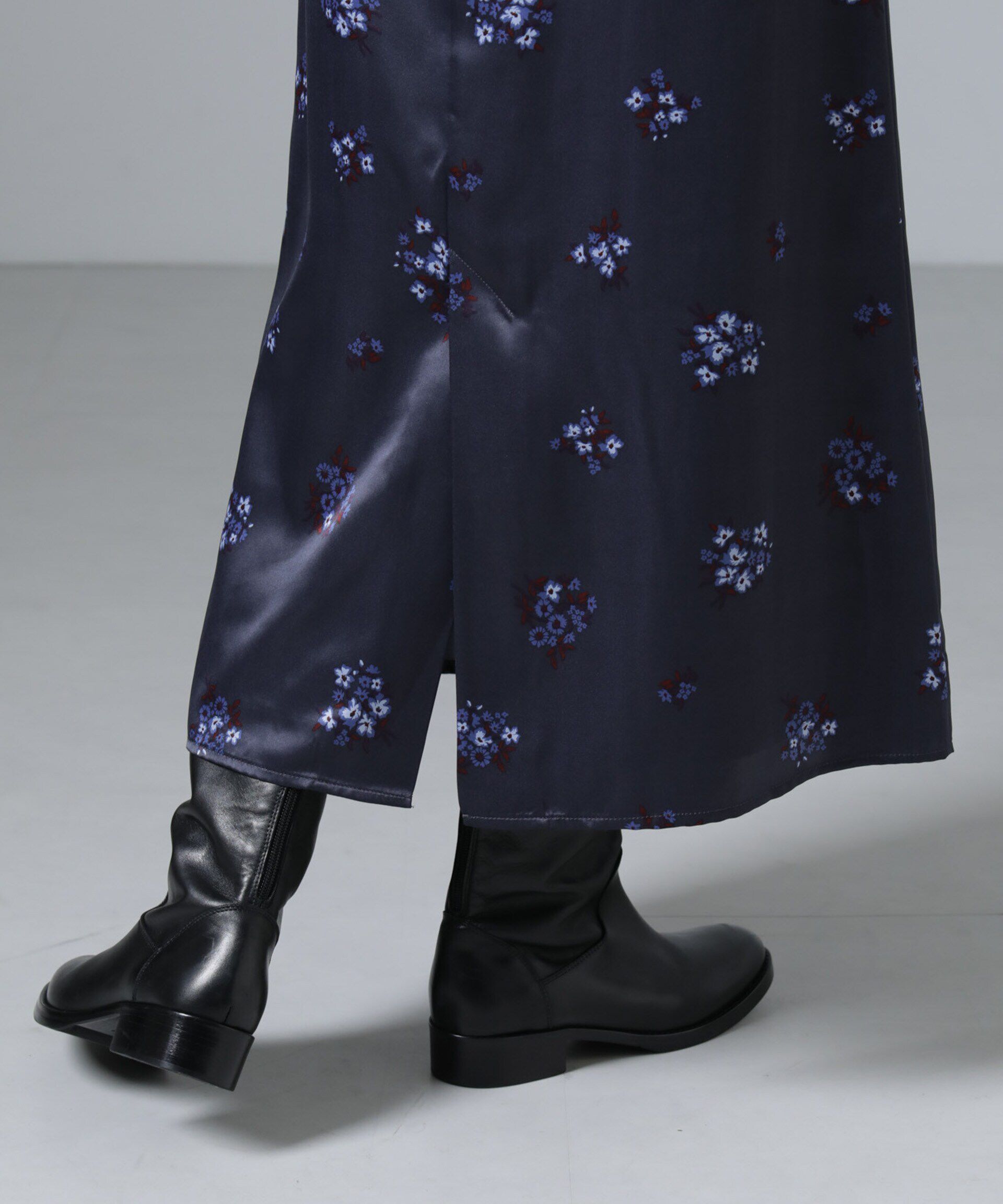 nano･universe「オフショル2WAYフラワープリントワンピース」|ワンピース|