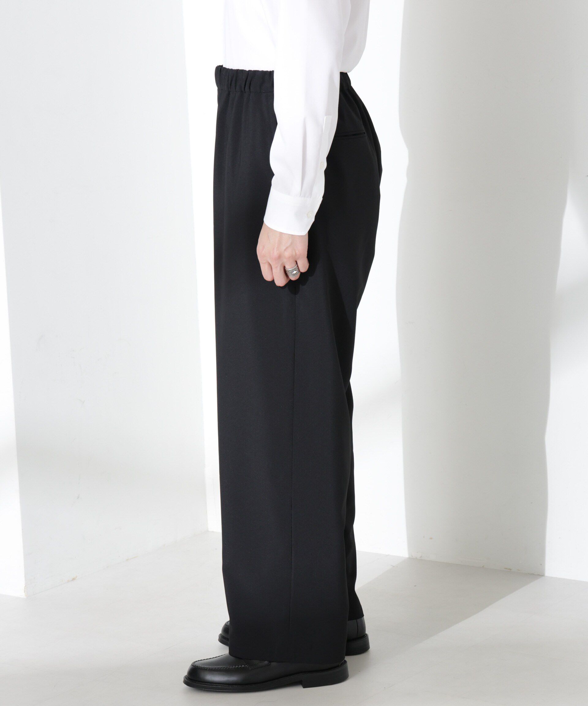 nano･universe「「大人のワイドパンツ」ハイツイストワイドスラックス」|チノ|