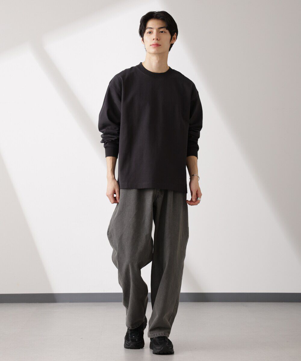 nano･universe「ヘビーオンスBigTシャツ 長袖」|Tシャツ・カットソー|