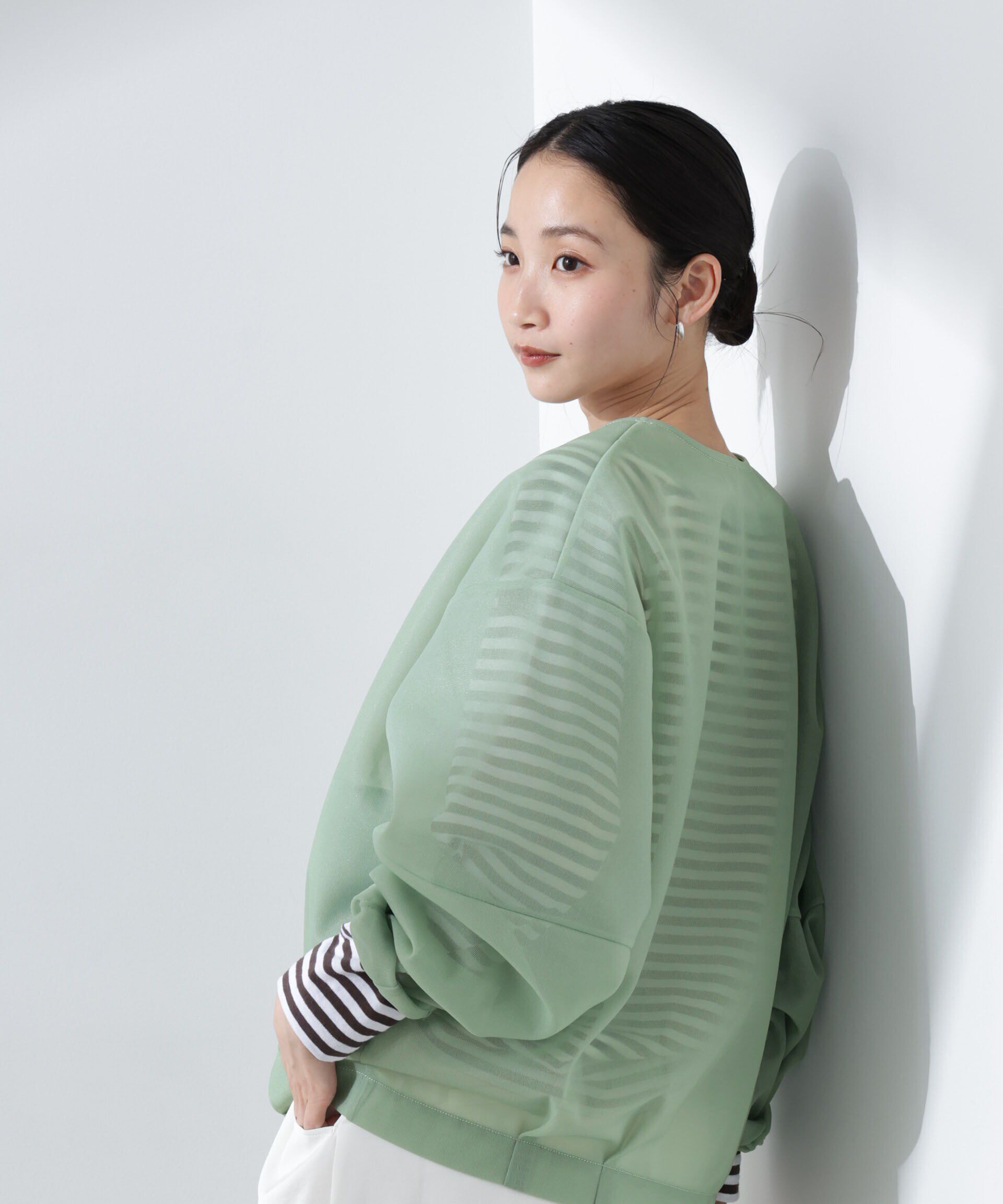 nano･universe「シアーダンボールカットノーカラーZIPupジャケット」|テーラードジャケット|