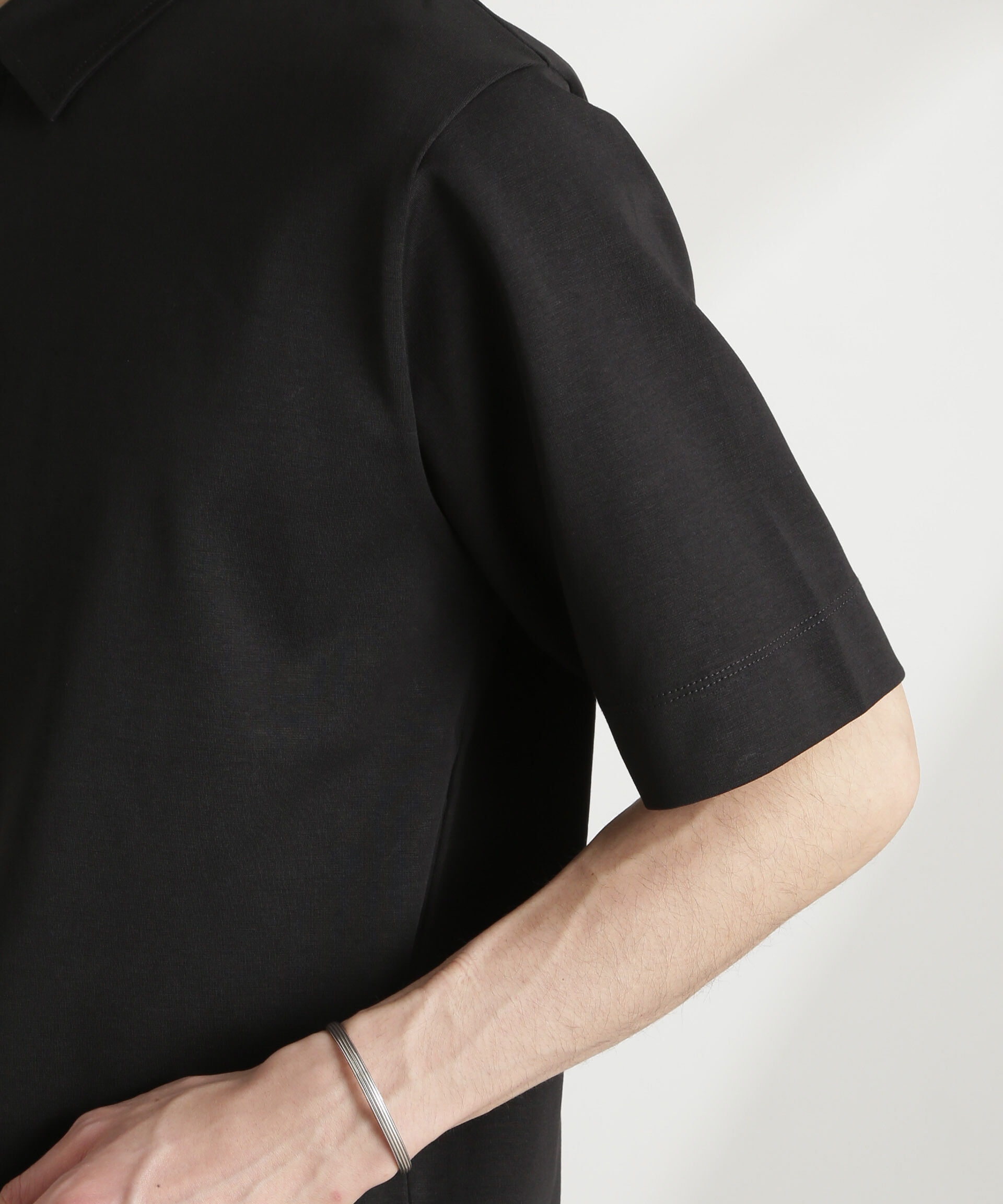 nano･universe「ダブルスムース比翼ポロ」|Tシャツ・カットソー|