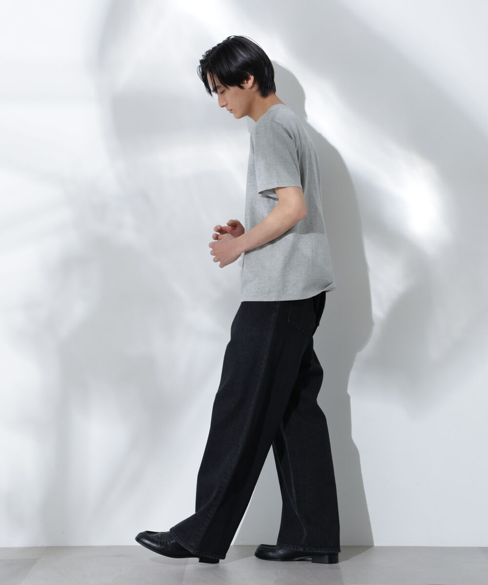 nano･universe「Anti Soaked(R) 汗染み防止 クルーネック レギュラーシルエットTシャツ」|Tシャツ・カットソー|