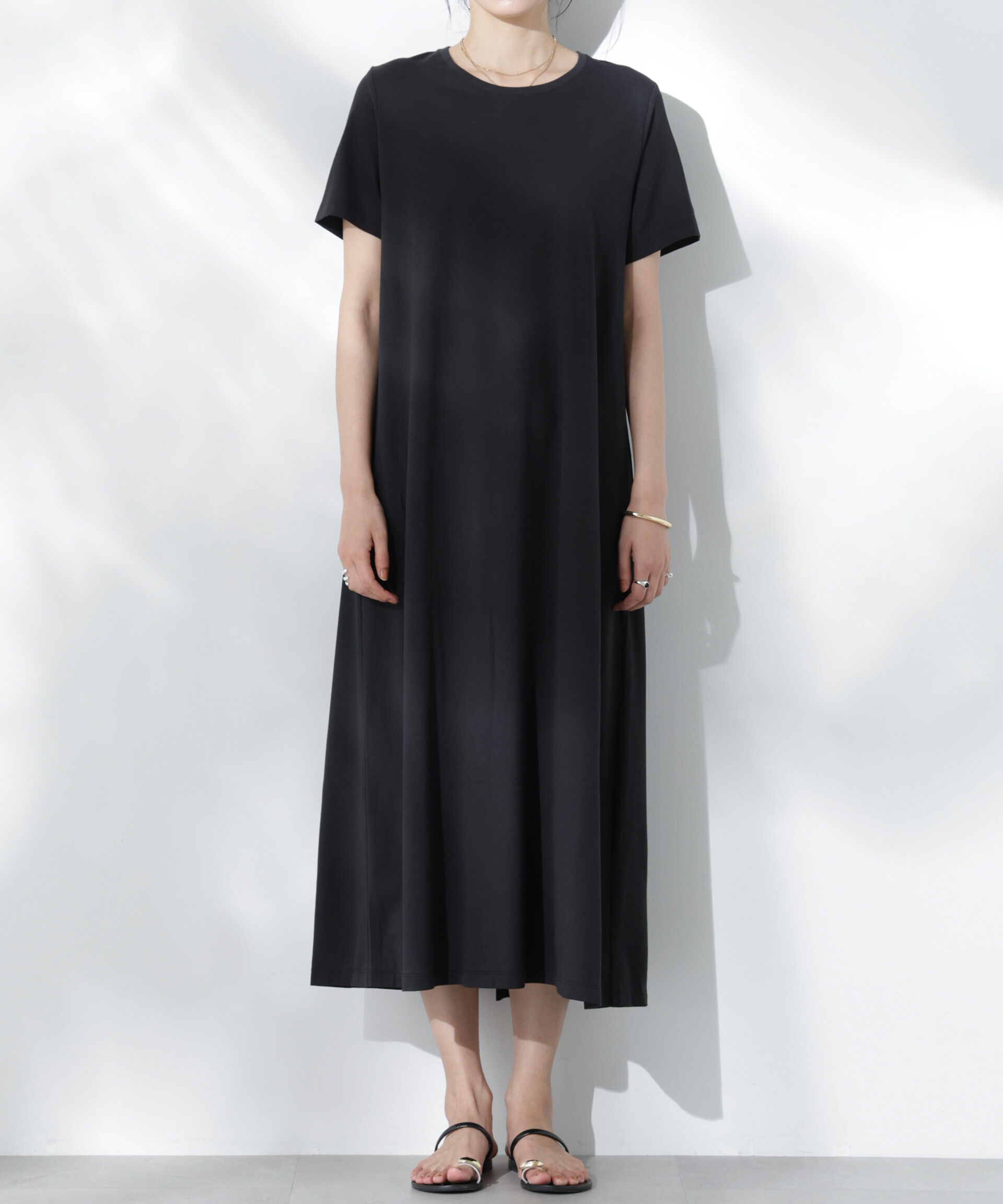 nano･universe「Anti Soaked(R) 汗染み防止フレアワンピース」|ワンピース|