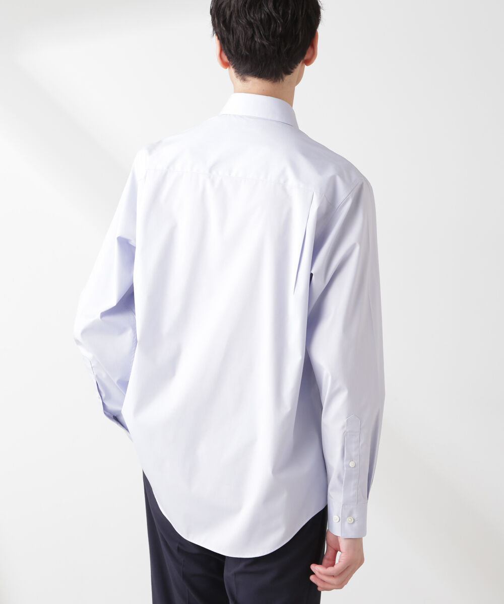 nano･universe「ESTENEIGE(R) レギュラーカラーシャツ 長袖/接触冷感」|シャツ・ブラウス|