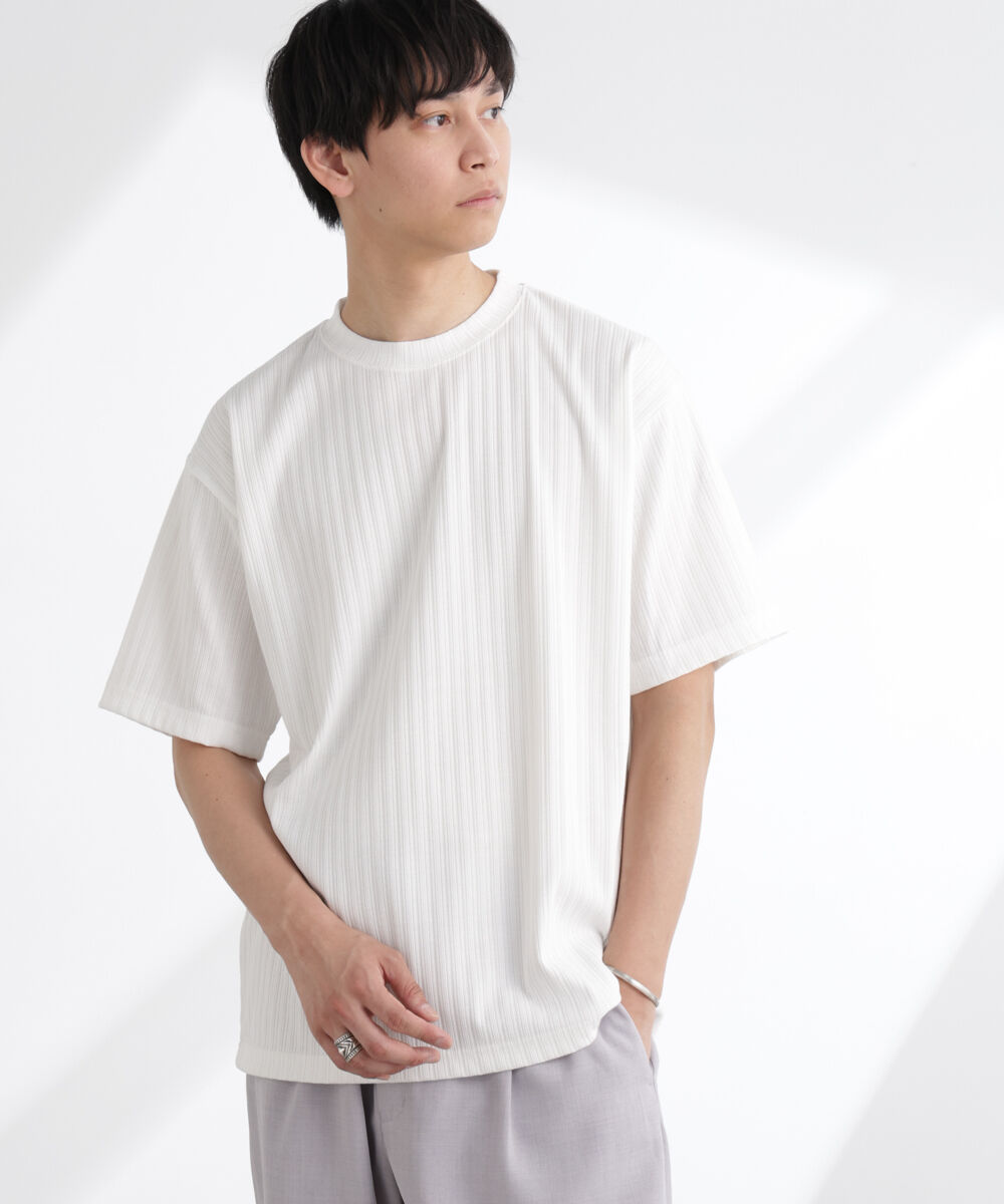 nano･universe「トタンテレコTシャツ 半袖」|Tシャツ・カットソー|ホワイト