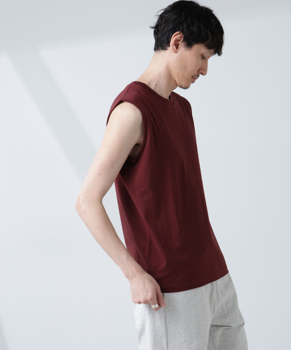 nano･universe「「NJ/CLUB」 ベーシック ノースリーブ」|Tシャツ・カットソー|