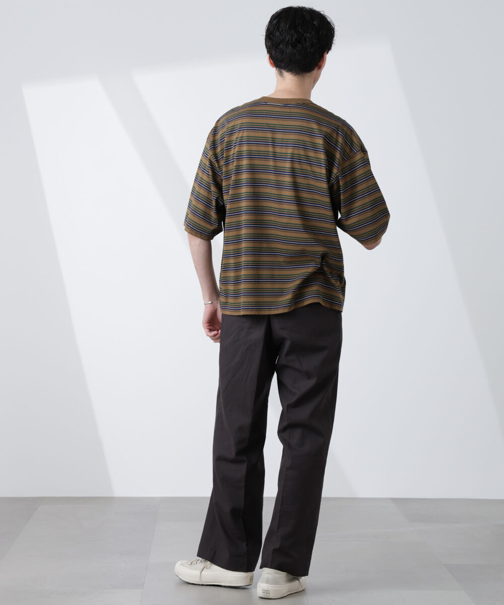 nano･universe「マイクロランダムボーダーTシャツ」|Tシャツ・カットソー|