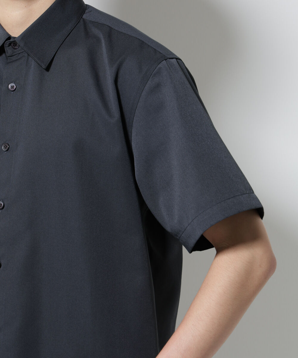 nano･universe「スタンダードレギュラーカラーシャツ/半袖」|シャツ・ブラウス|