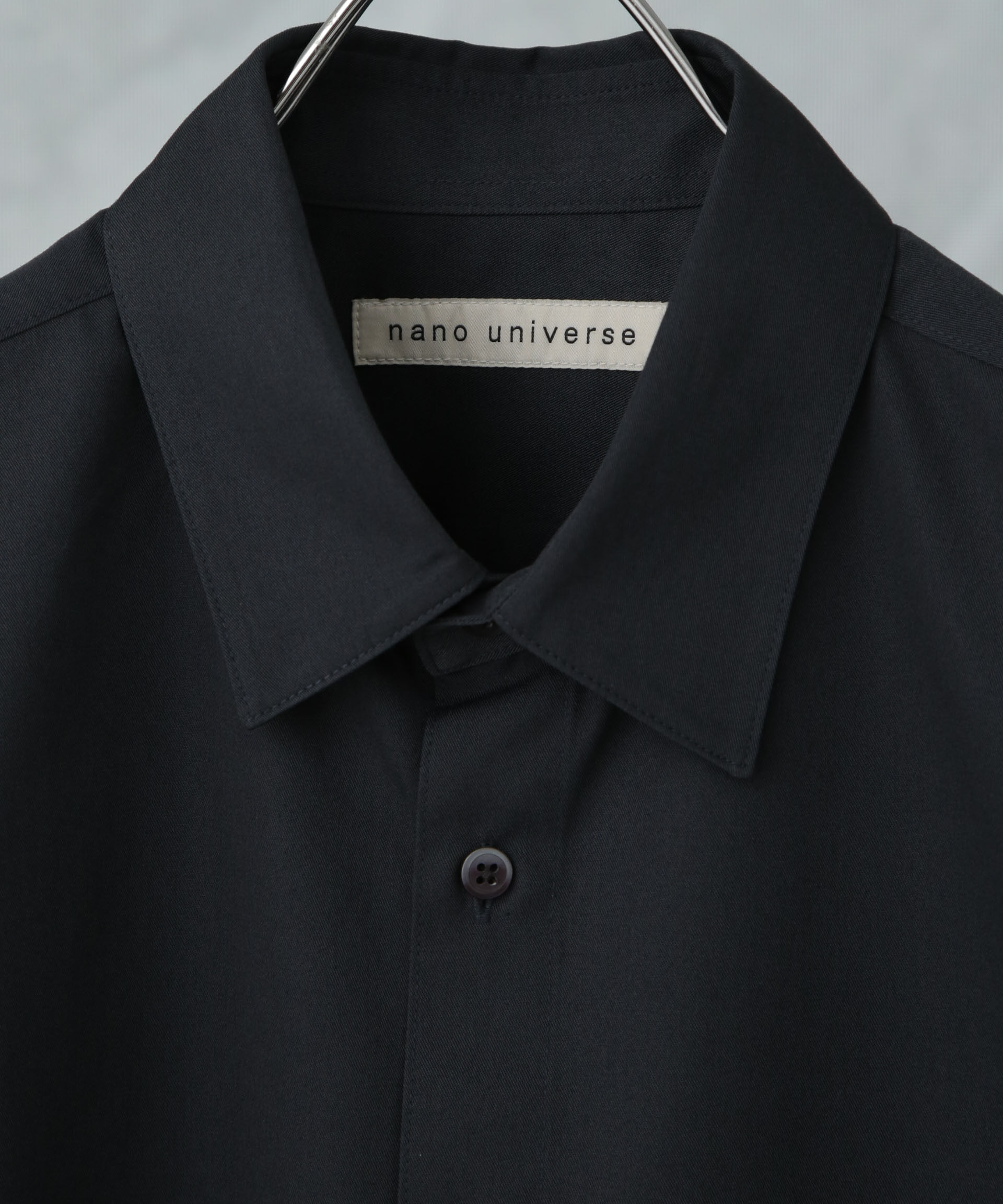 nano･universe「スタンダードレギュラーカラーシャツ/半袖」|シャツ・ブラウス|