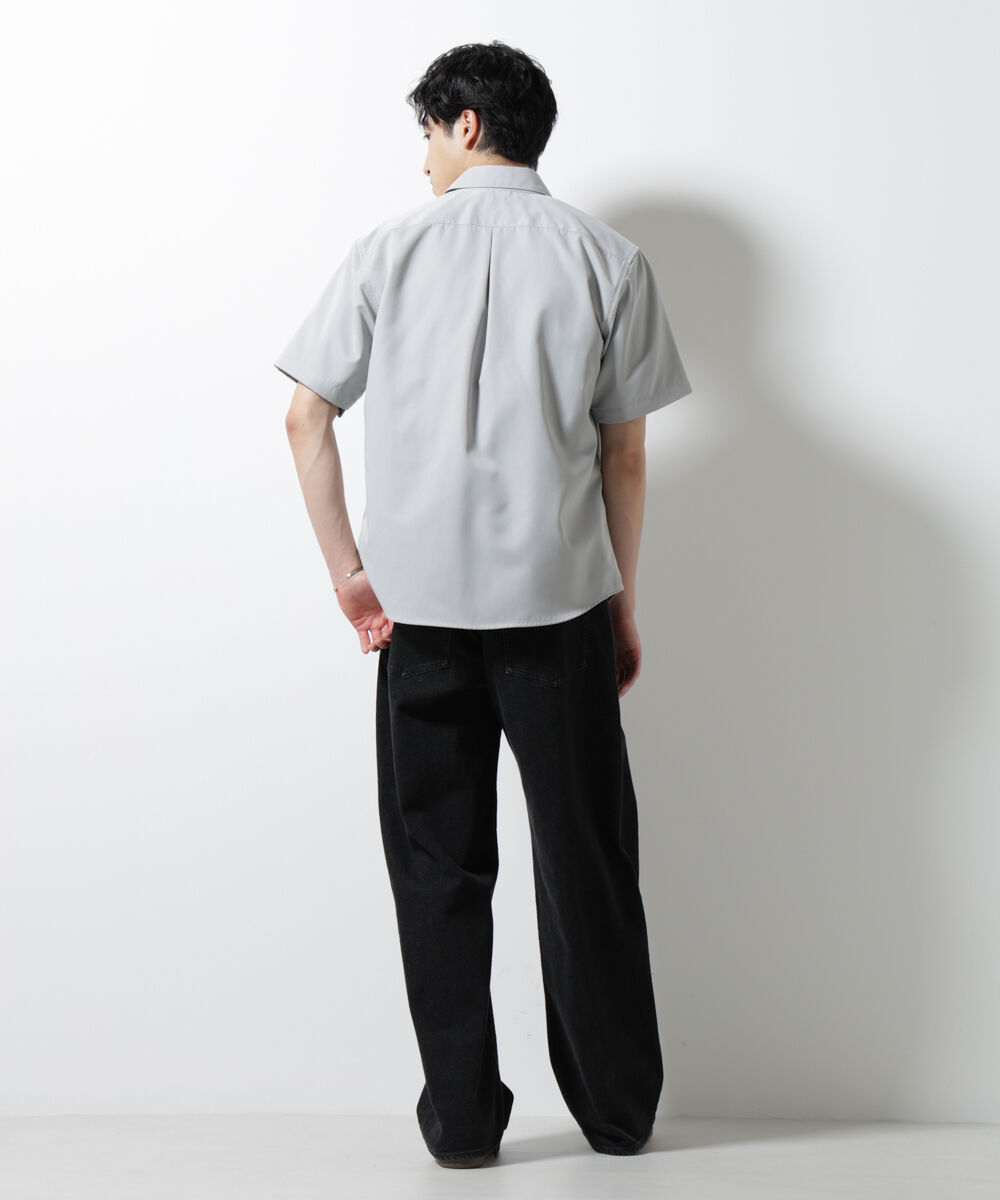 nano･universe「スタンダードレギュラーカラーシャツ/半袖」|シャツ・ブラウス|