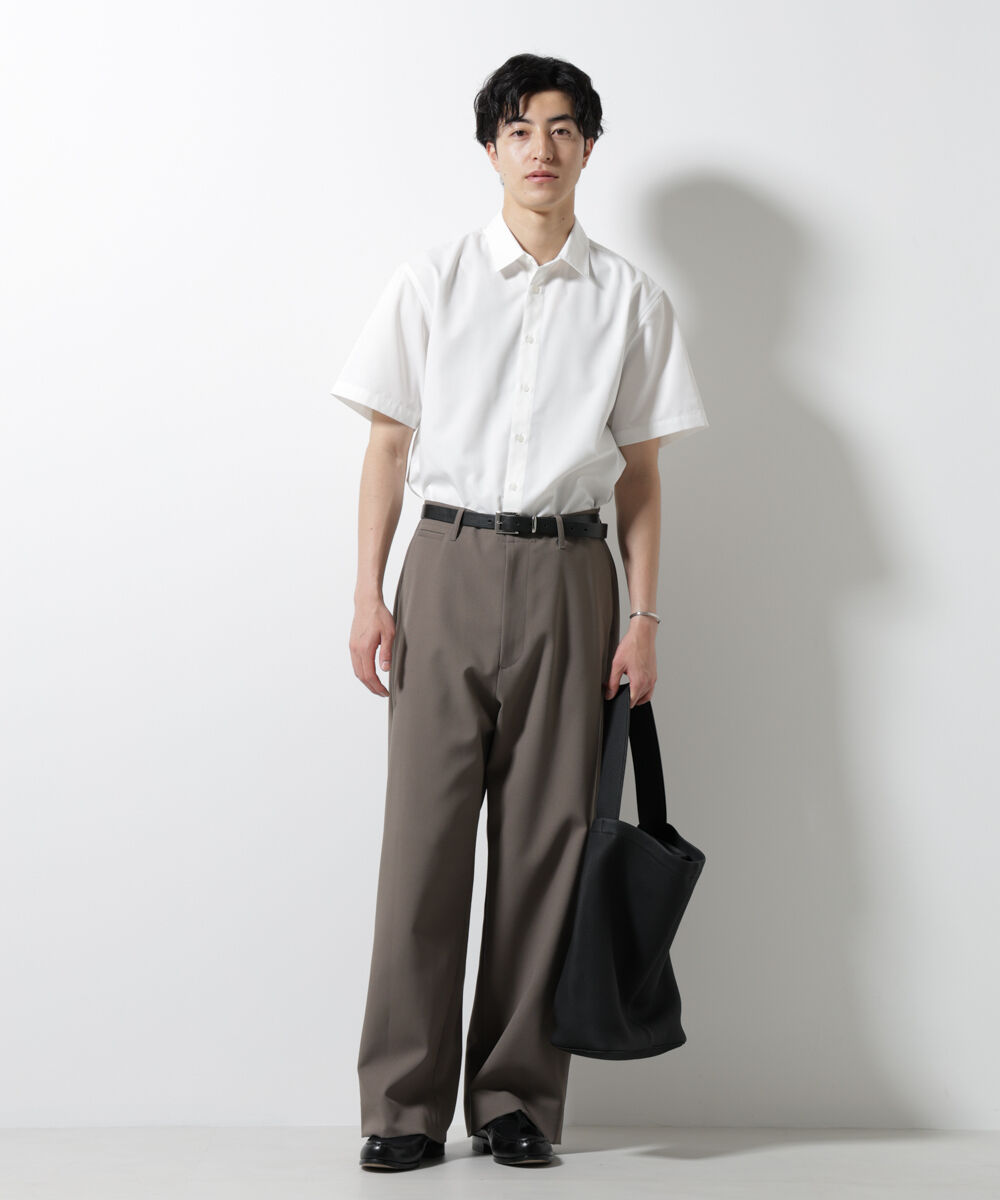 nano･universe「スタンダードレギュラーカラーシャツ/半袖」|シャツ・ブラウス|