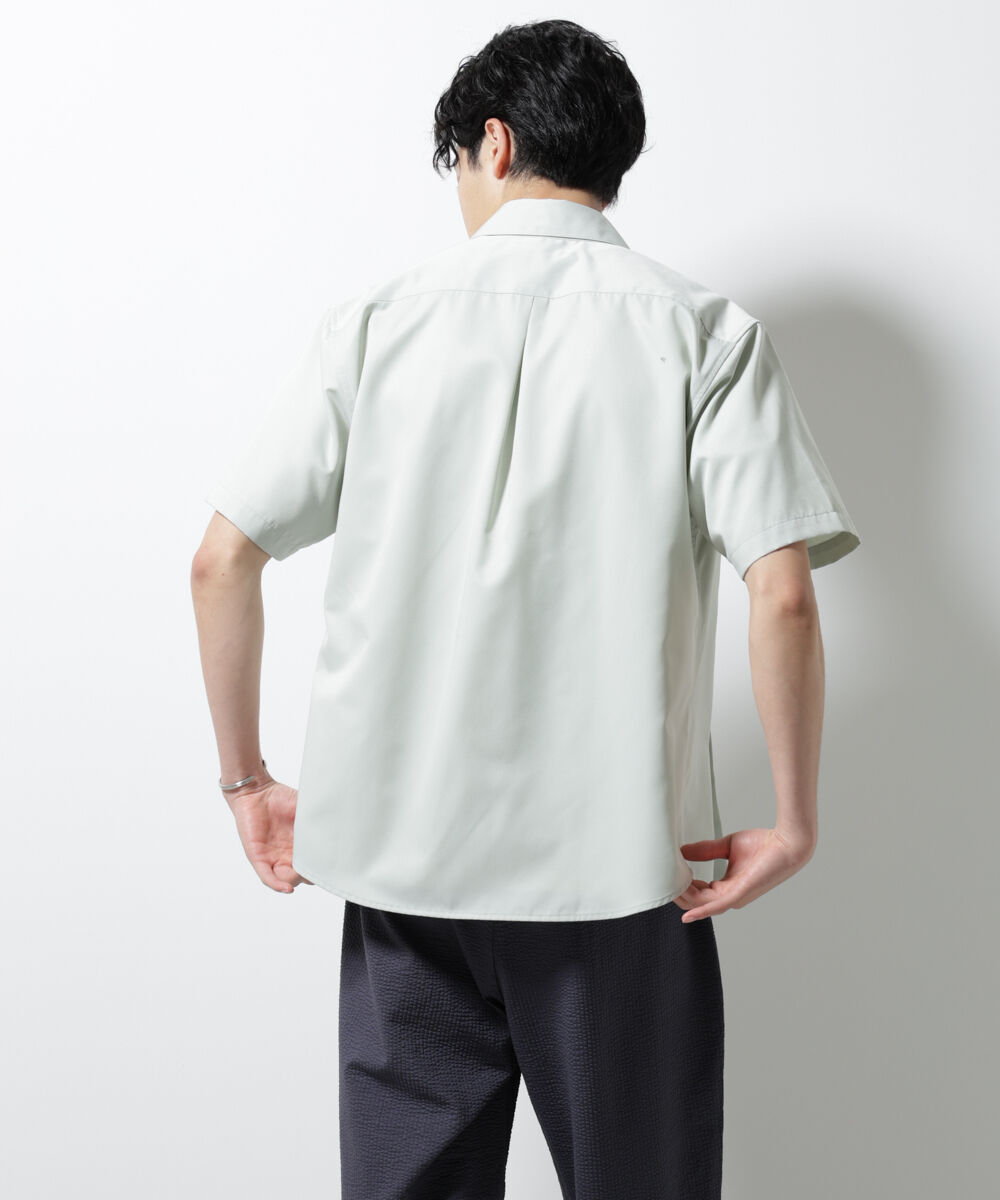 nano･universe「スタンダードレギュラーカラーシャツ/半袖」|シャツ・ブラウス|