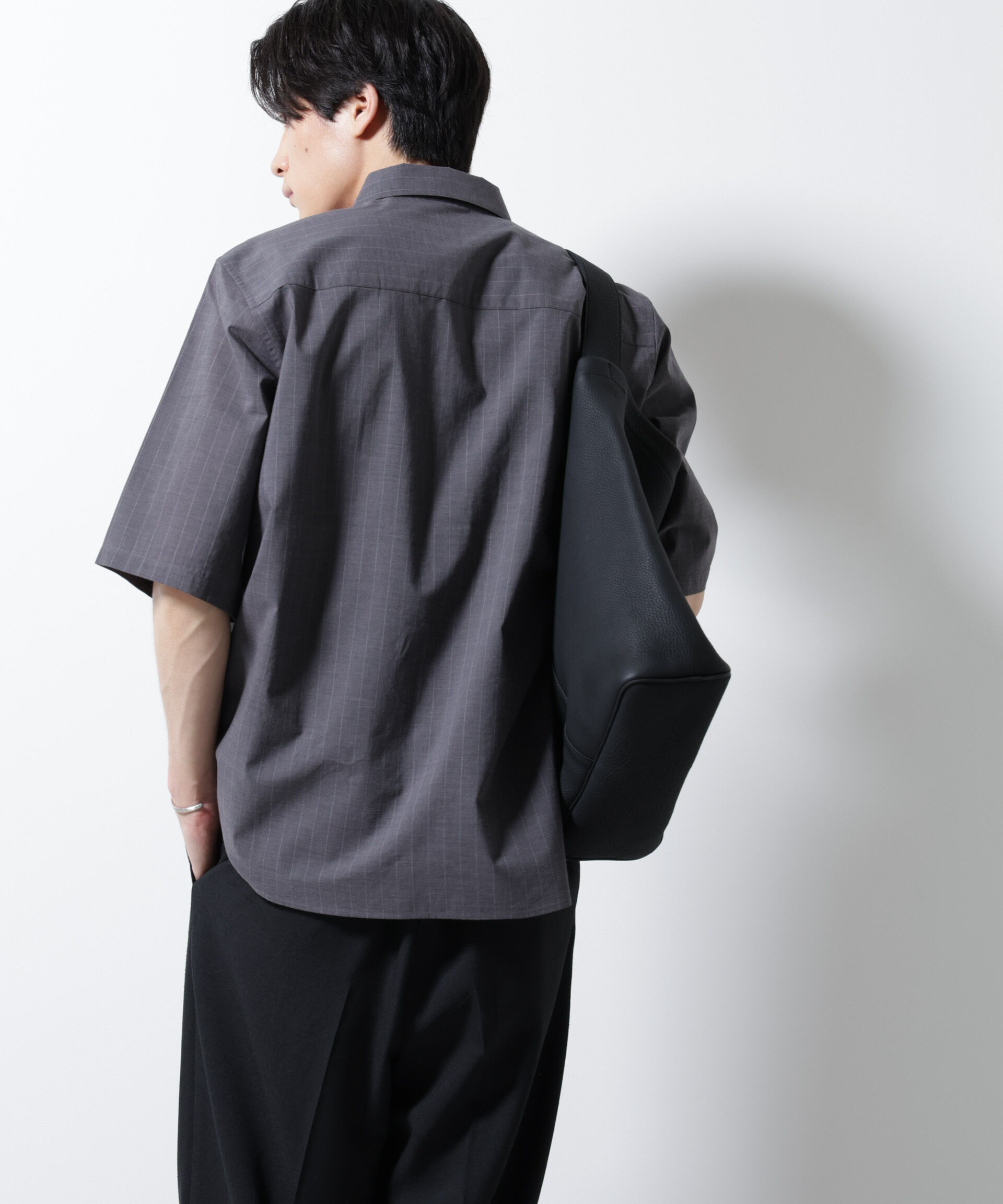 nano･universe「TEXBRID(R)レギュラーカラーシャツ 半袖」|シャツ・ブラウス|