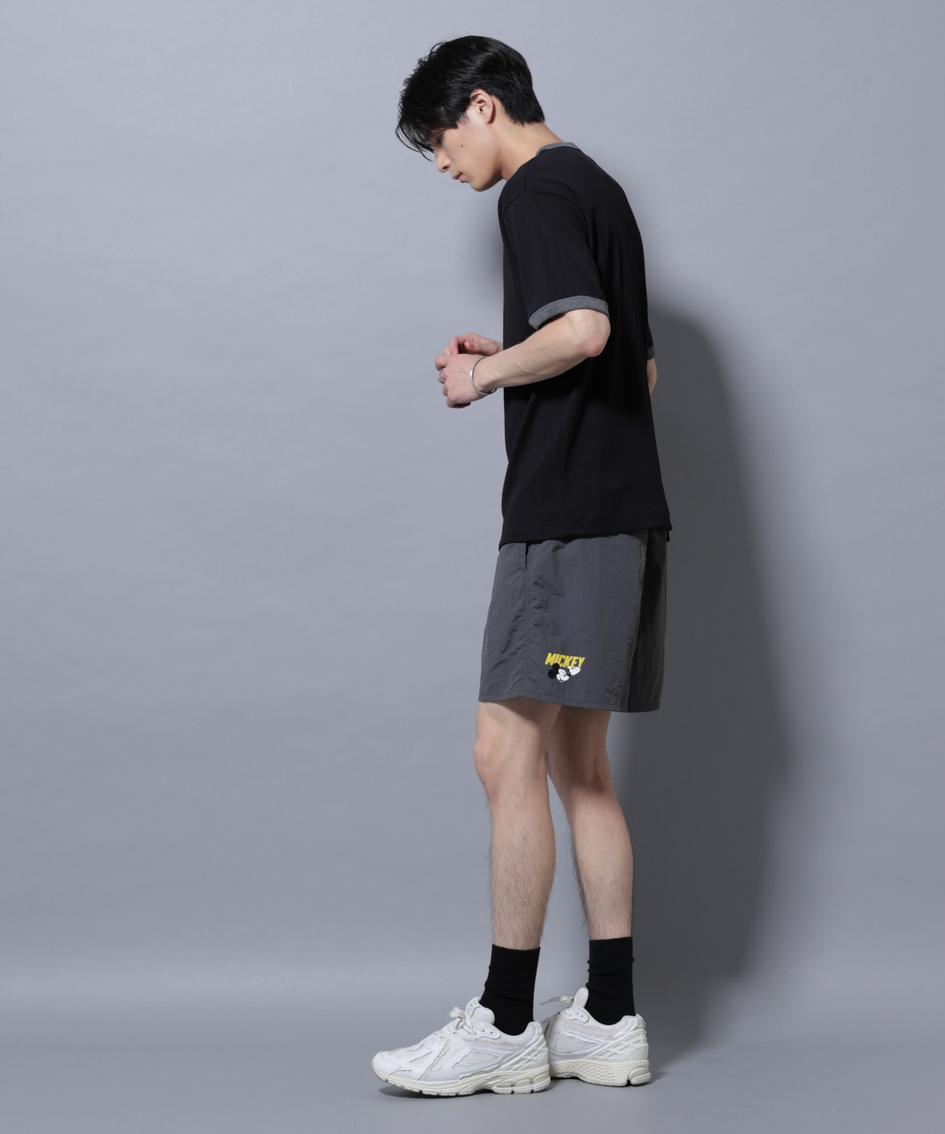 nano･universe「｢NJ/CLUB｣ ミッキーマウス/ナイロンショーツ」|チノ|