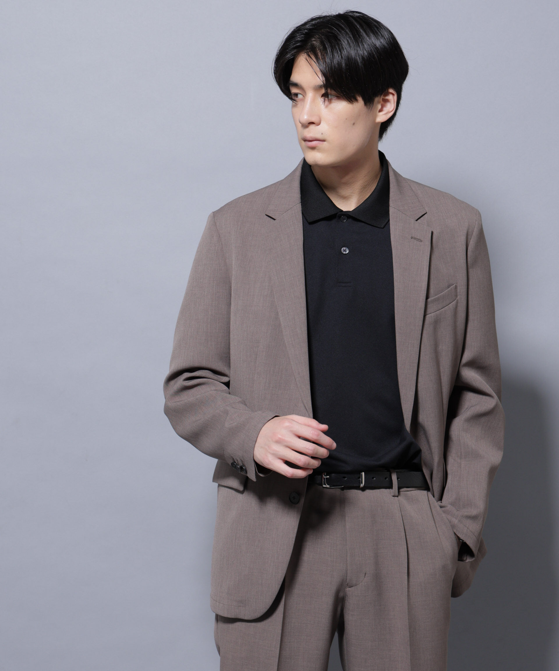 nano･universe「｢Damerino｣ReflaxR ダブルクロスウェザーセットアップ」|スーツ|