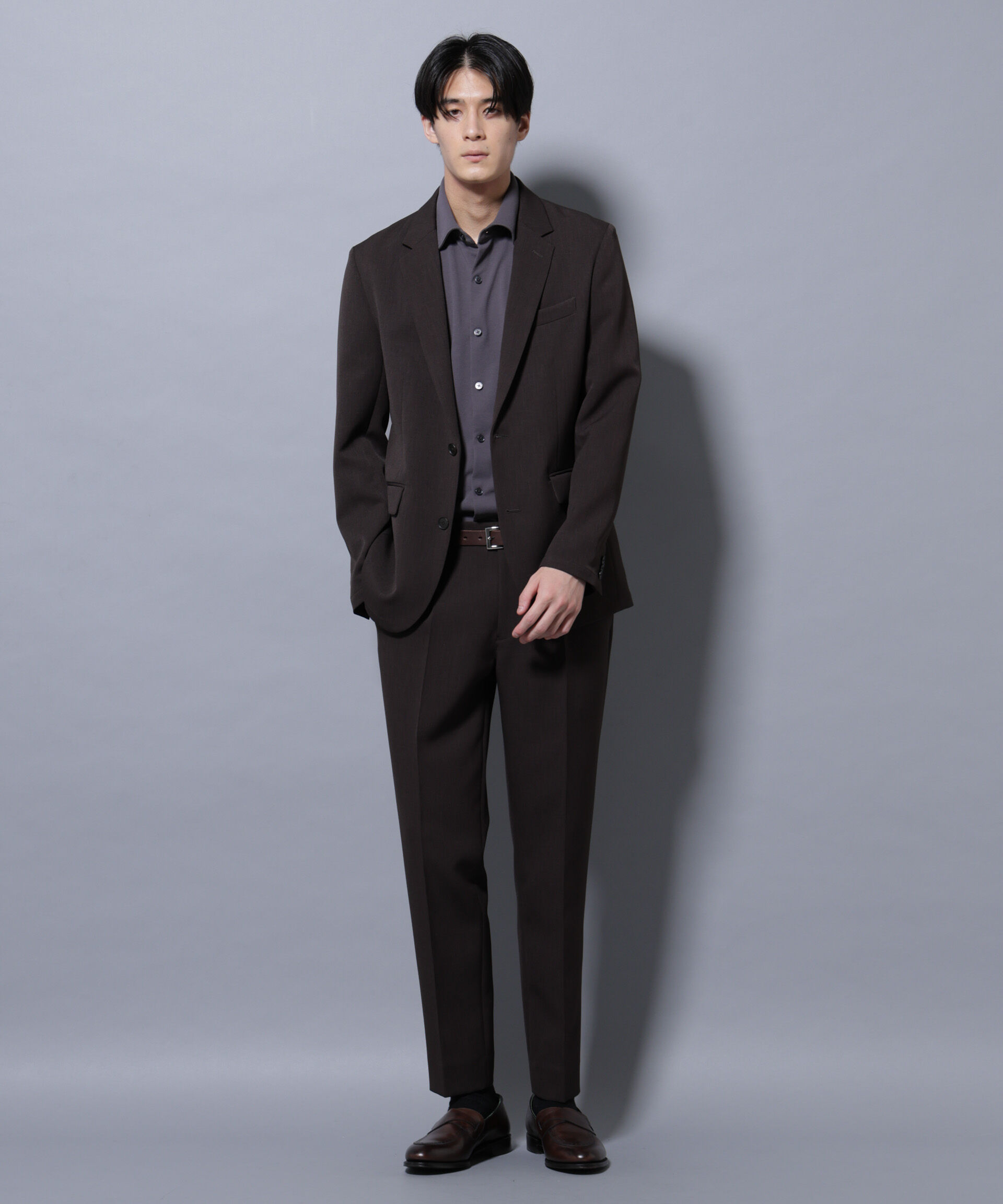 nano･universe「｢Damerino｣ReflaxR ダブルクロスウェザーセットアップ」|スーツ|