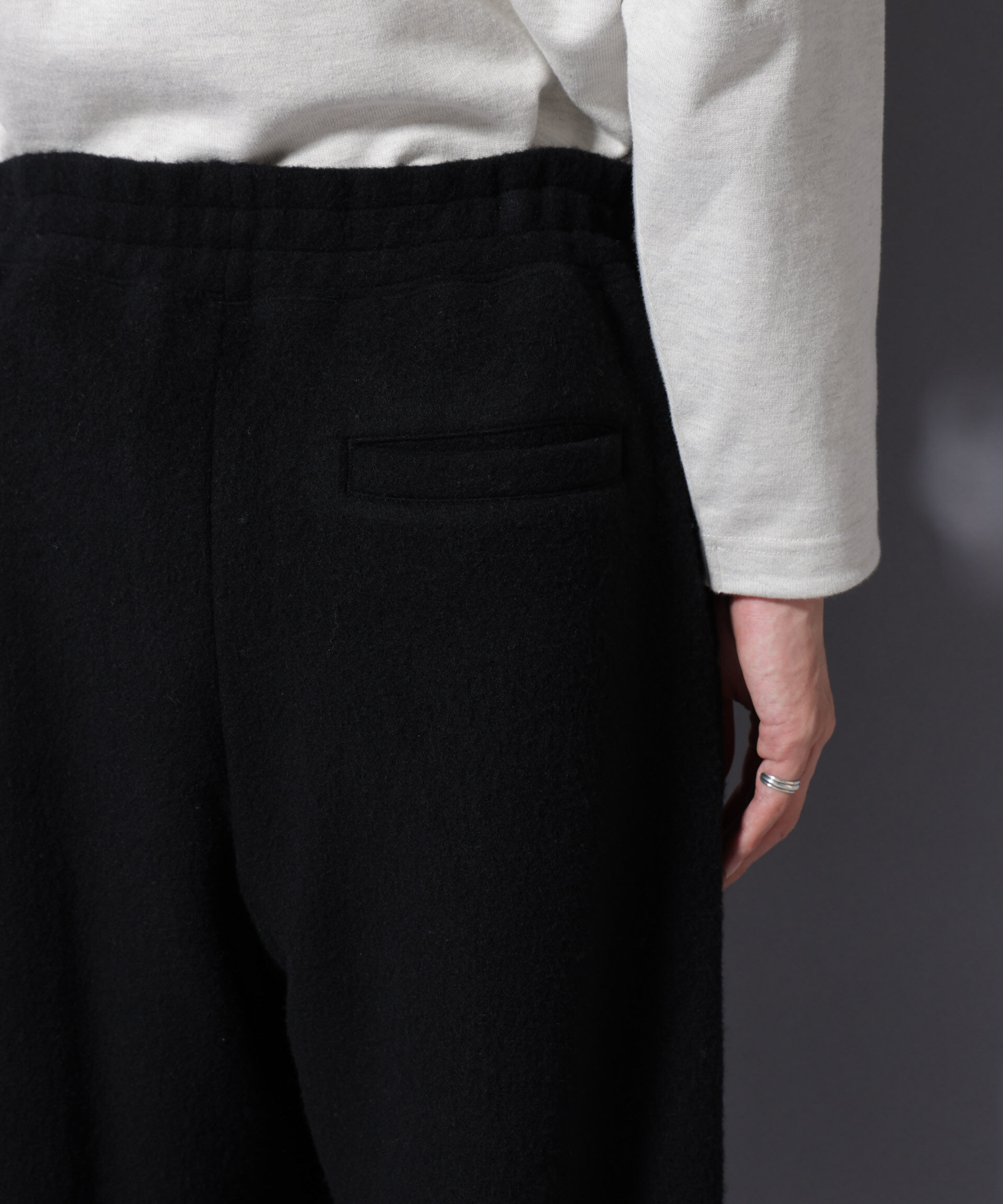 nano･universe「MIYATA&times;NANO JAPANMADE　ウールコットンイージーパンツ」|チノ|