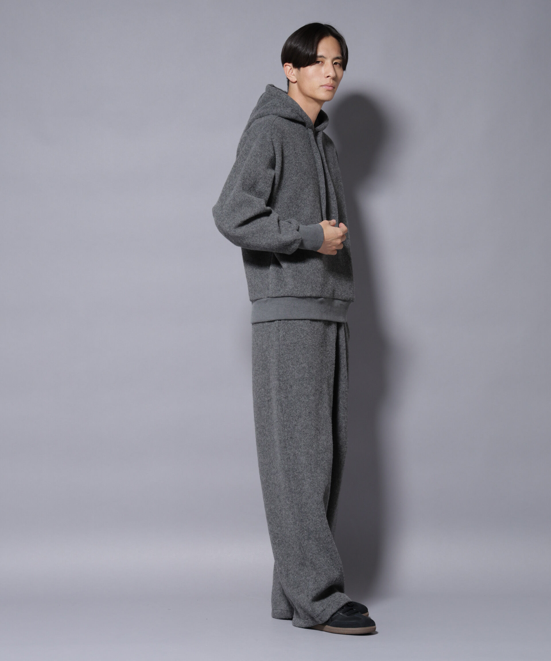 nano･universe「MIYATA&times;NANO JAPANMADE　ウールコットンイージーパンツ」|チノ|