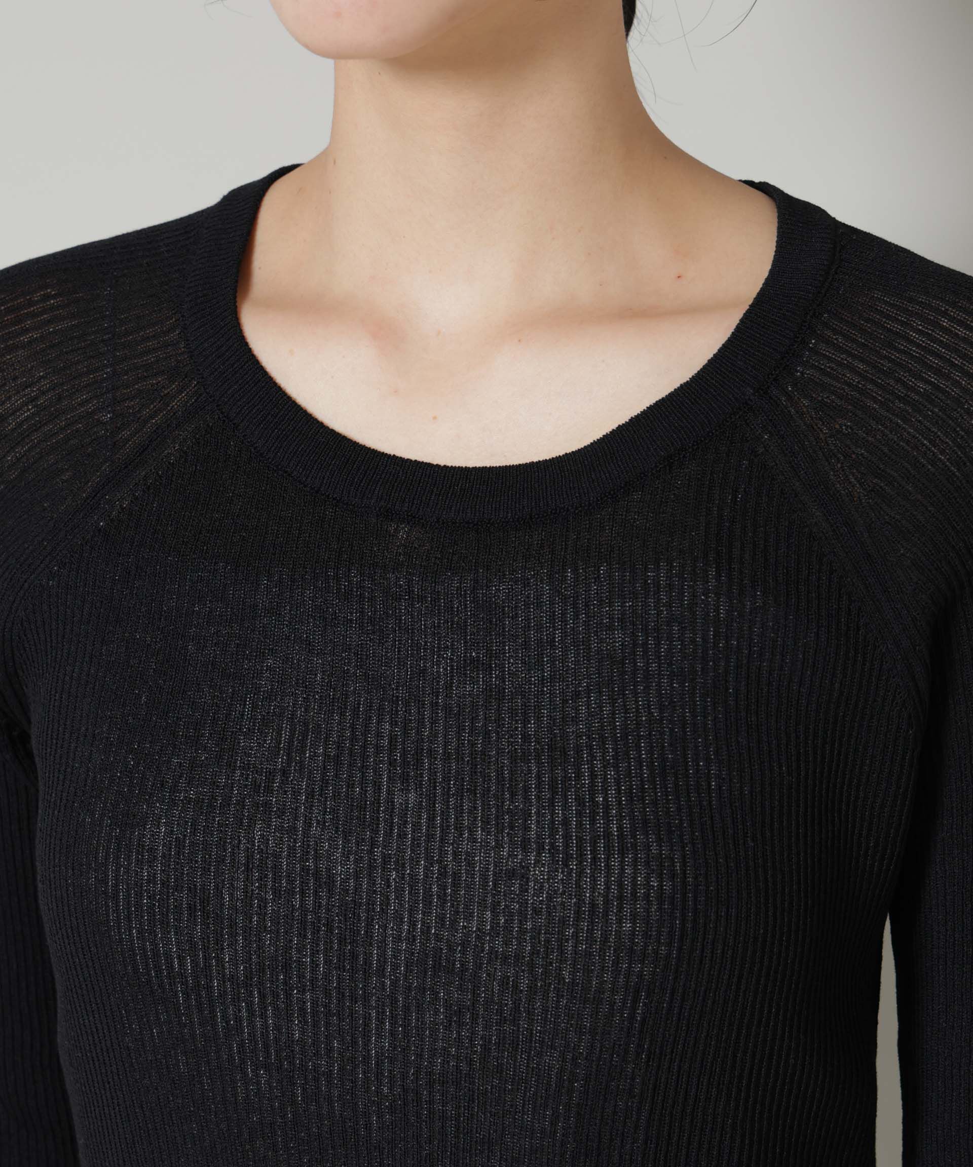 nano･universe「ツイードIラインワンピース&times;シアーリブニットセット」|ワンピース|