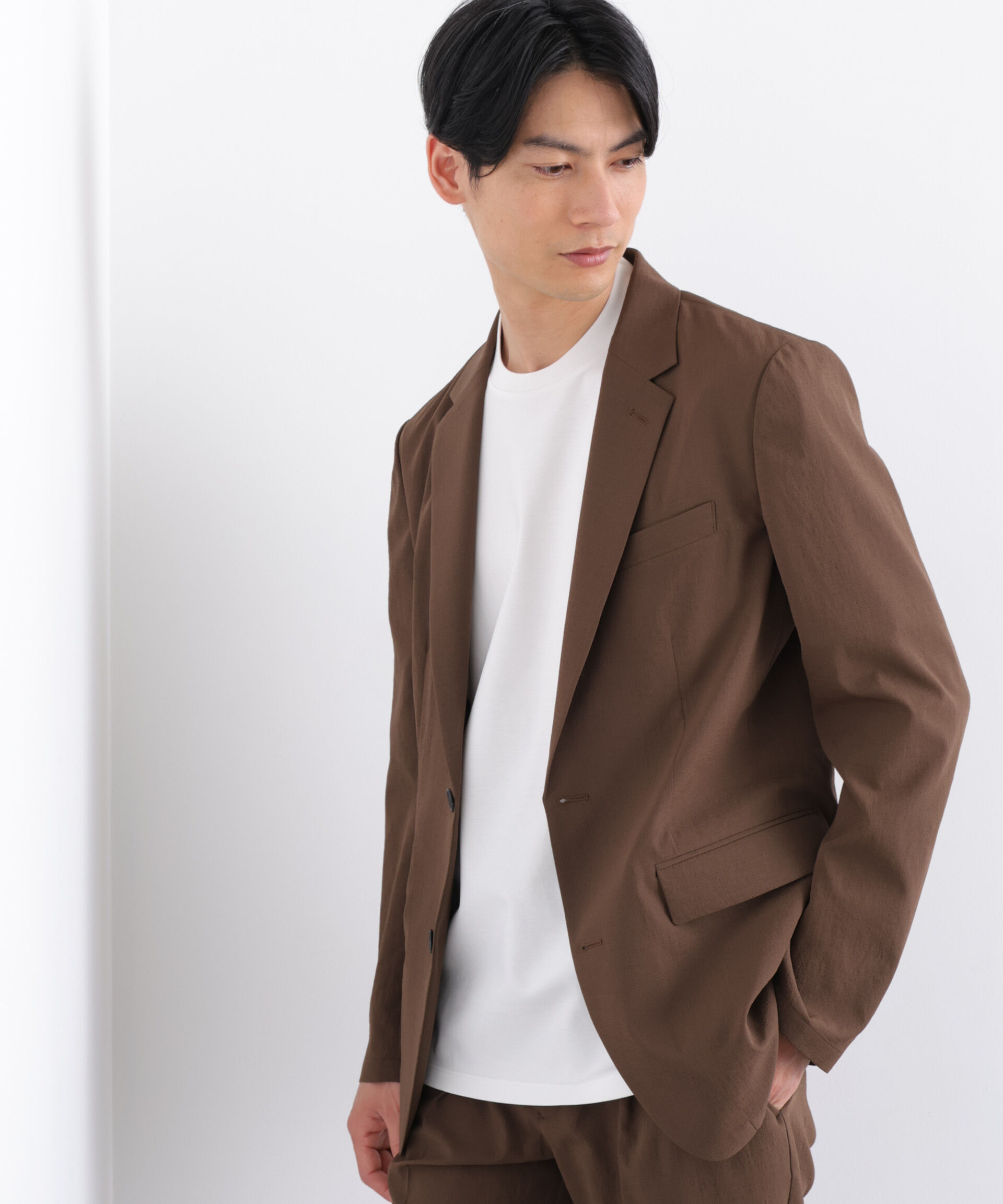 nano･universe「｢Damerino｣ BreezeCool(R) 軽量セットアップ/高通気・吸水速乾」|スーツ|