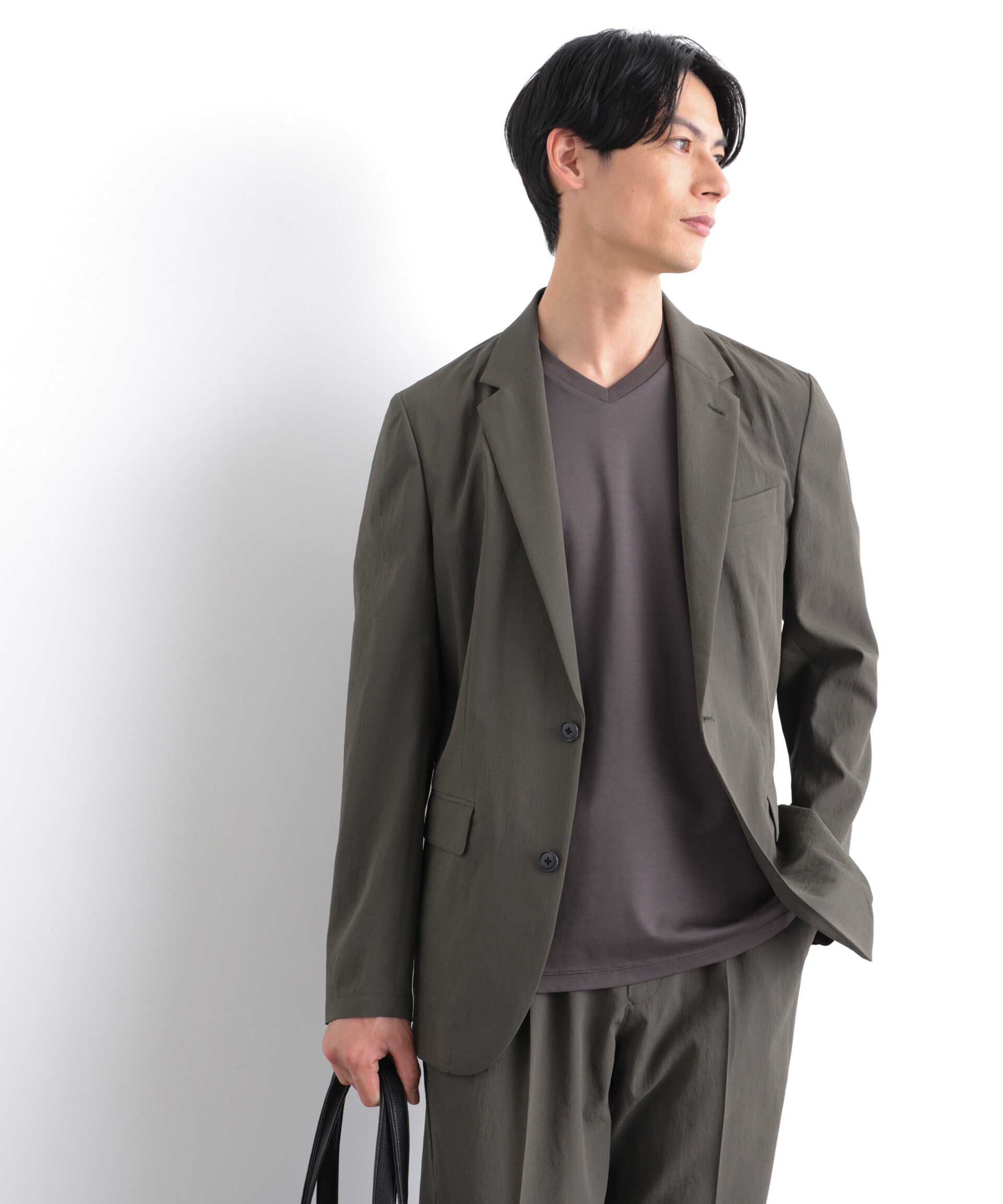 nano･universe「｢Damerino｣ BreezeCool(R) 軽量セットアップ/高通気・吸水速乾」|スーツ|