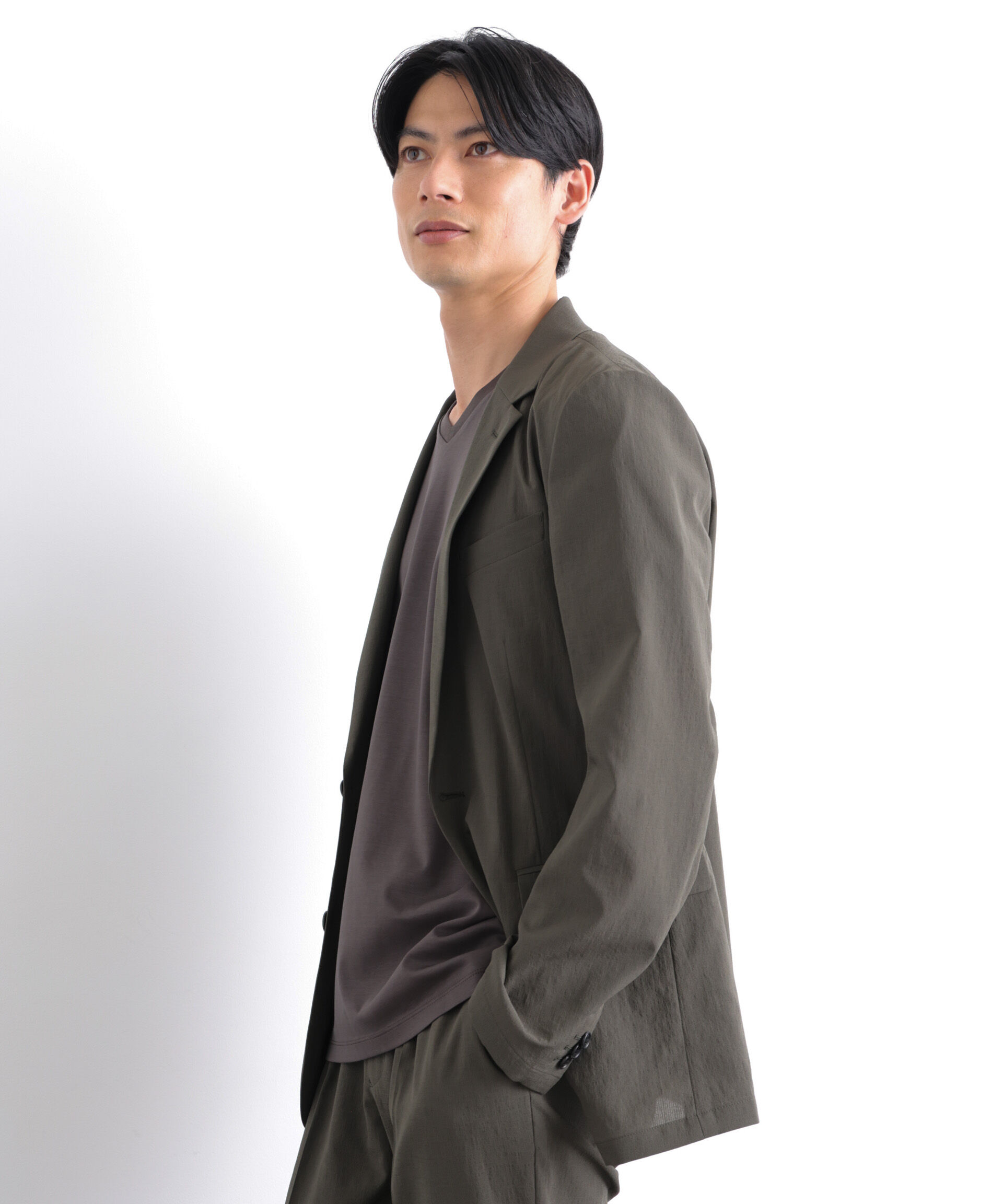 nano･universe「｢Damerino｣ BreezeCool(R) 軽量セットアップ/高通気・吸水速乾」|スーツ|