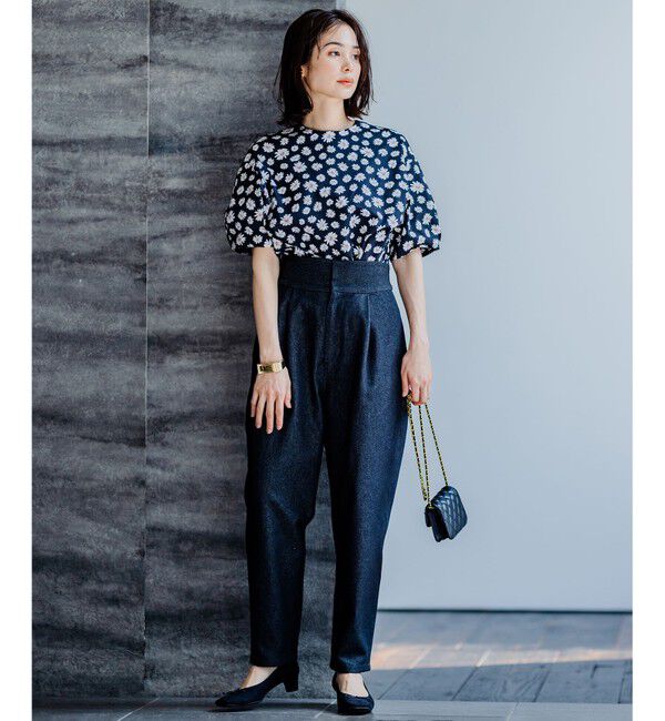 組曲「【組曲&times;setsuko sagittaire】ストレッチデニムパンツ」|デニム|